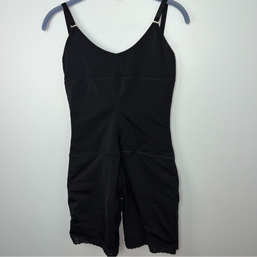 Ardyss Compression Shapewear Bodysuit Waist Trainer Thigh Slimmer Black L 38